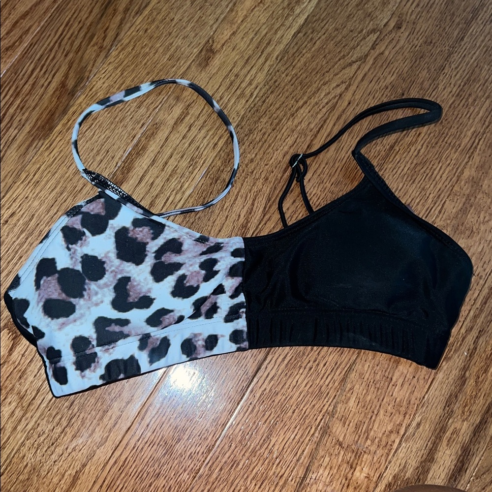 SHEIN Set of 3 Bathing Suit Animal Print Bikini Tops Size Medium - Picture 7 of 11